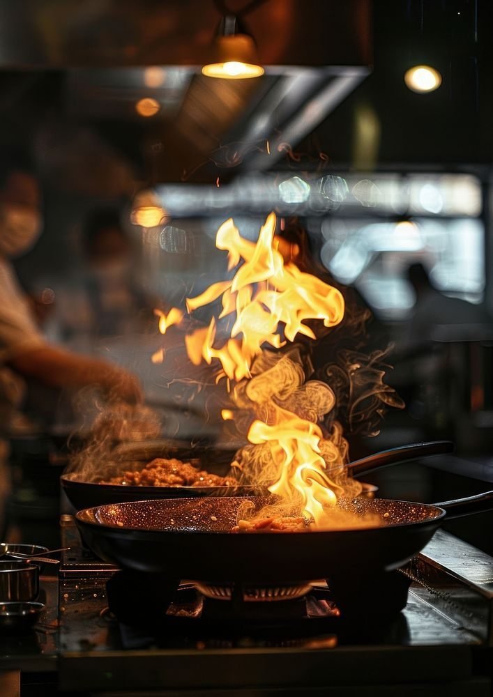 Cuisson au wok